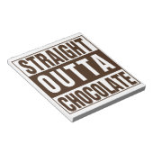 Bloc-note Chocolate Straight Outta Brown (Incliné)