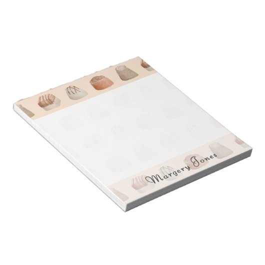Bloc-note Chocolates Watercolor Custom (Incliné)