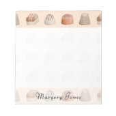 Bloc-note Chocolates Watercolor Custom (Devant)