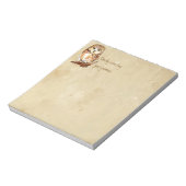 Bloc-note Chouette blanche à mâchoires, Citation de grammair (Tourné)