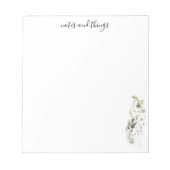 Bloc-note Chouette Brown aquarelle (Devant)