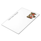 Bloc-note Chouette Rose Sugar SKull (Incliné)