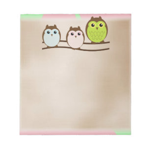 Bloc-note Chouettes