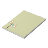 Bloc-note Chouettes colorées dans un bel arbre (Tourné)