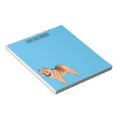 Bloc-note Chow Chow dog cartoon (Incliné)