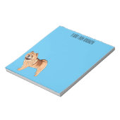Bloc-note Chow Chow dog cartoon (Tourné)