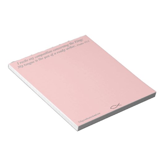 Bloc-note chrétien (Incliné)