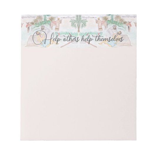 Bloc-note Christian Artwork Le bon samaritain (Devant)