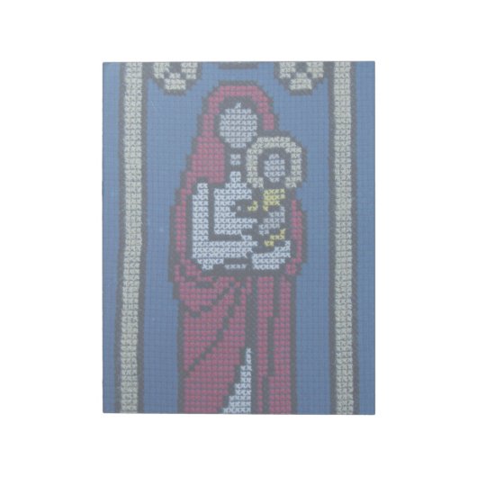 Bloc-note Christian embroidery (Tourné)
