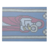 Bloc-note Christian embroidery (Devant)