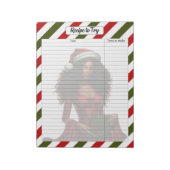 Bloc-note Christmas Beauty Pinup_ Recette à essayer (Tourné)