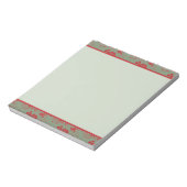 Bloc-note Christmas Bows Candy Canes and Leaves (Tourné)