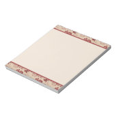 Bloc-note Christmas Bows Candy Canes and Leaves (Tourné)