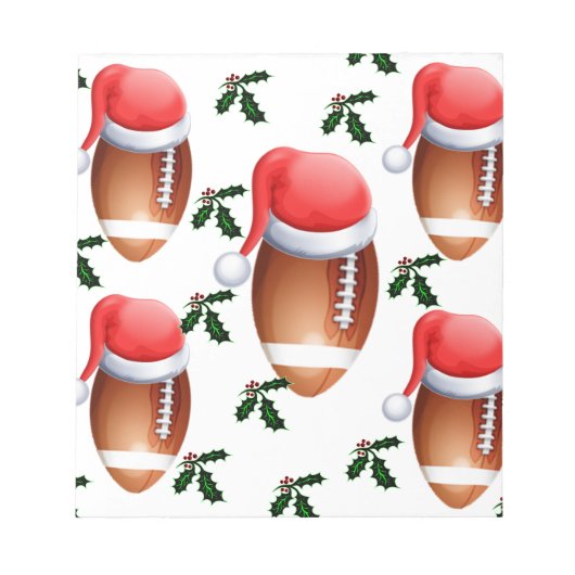 BLOC-NOTE CHRISTMAS FOOTBALL (Devant)