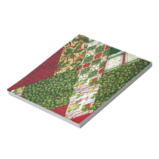 Bloc-note Christmas Quilt Background (Tourné)