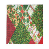 Bloc-note Christmas Quilt Background (Devant)