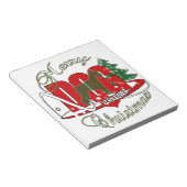 BLOC-NOTE CHRISTMAS SCHNAUZER (Incliné)
