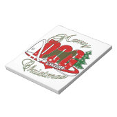 BLOC-NOTE CHRISTMAS SCHNAUZER (Tourné)