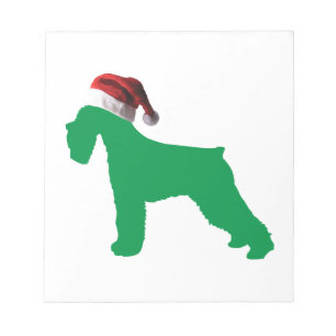 Bloc-note Christmas Schnauzer