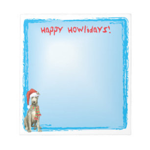 Bloc-note Christmas Scottish Deerhound