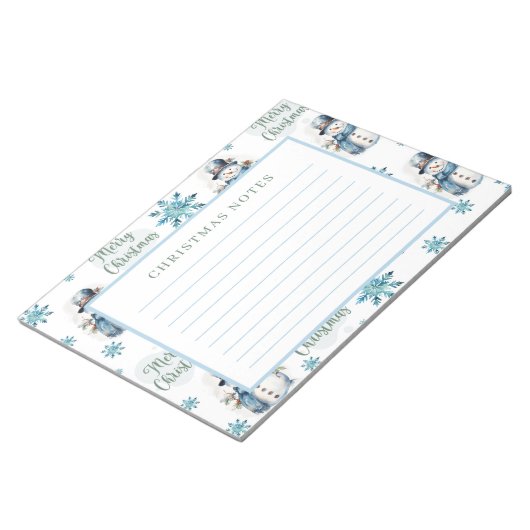 Bloc-note Christmas Snowman (Incliné)