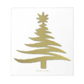 Bloc-note Christmas Tree Stencil (Devant)