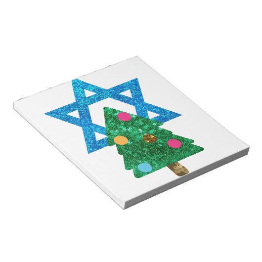 Bloc-note christmukkah hanoukka (Incliné)