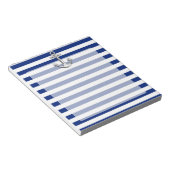 Bloc-note Chrome Anchor on Navy Stripes (Incliné)