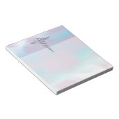 Bloc-note Chrome Comme Caduceus Symbole Médicale Mère Pearl (Incliné)