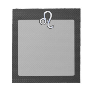 Bloc-note Chrome Comme Leo Zodiac Connexion peau de serpent