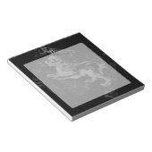 Bloc-note Chrome Comme Leo Zodiac Constellation Carte Heveli (Incliné)