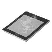 Bloc-note Chrome Comme Leo Zodiac Constellation Carte Heveli (Tourné)