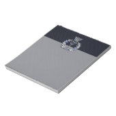 Bloc-note Chrome comme sur Carbon Fibre Print Scottish Thist (Tourné)