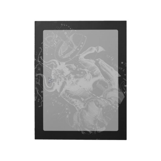 Bloc-note Chrome comme Taurus Connexion Hevelius (Tourné)