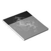 Bloc-note Chrome Style Leo Zodiac Carte Hevelius 1690 (Incliné)