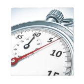 Bloc-note chronomètre (Devant)