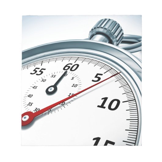 Bloc-note chronomètre (Devant)