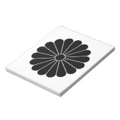 Bloc-note Chrysanthème à seize pétales (Tourné)