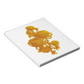 Bloc-note Chrysanthème jaune (Incliné)