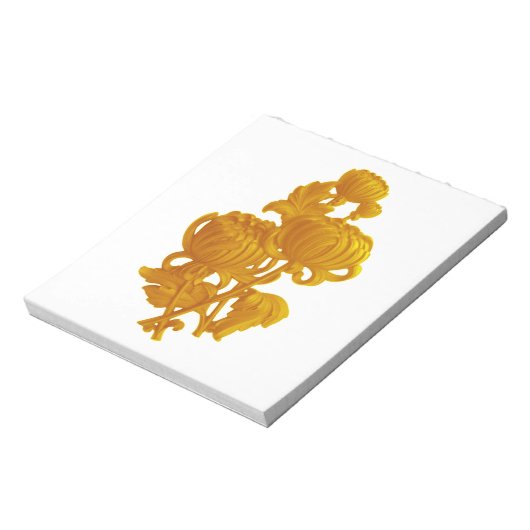Bloc-note Chrysanthème jaune (Tourné)