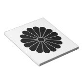 Bloc-note Chrysanthèmes à seize pétales (Incliné)