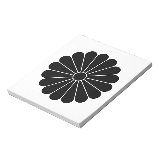 Bloc-note Chrysanthèmes à seize pétales (Tourné)