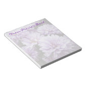Bloc-note Chrysanthèmes de brume pourpre (Incliné)
