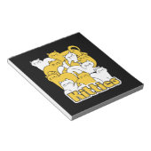 Bloc-note Chubby Kitties Design - Cat Art adorable (Incliné)