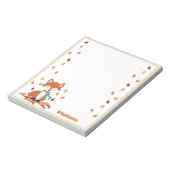 Bloc-note Chute Fox Woodland Anniversaire (Tourné)