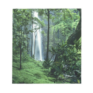 Bloc-note Chutes Hanakapiai le long de la côte Na Pali, Kaua