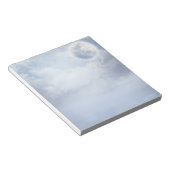 Bloc-note Ciel bleu magique avec cygnes volants (Incliné)