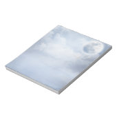 Bloc-note Ciel bleu magique avec cygnes volants (Tourné)