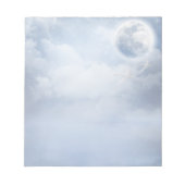 Bloc-note Ciel bleu magique avec cygnes volants (Devant)