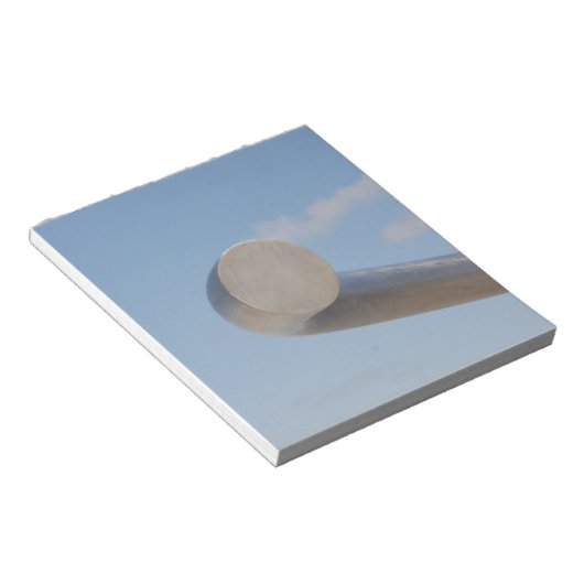 Bloc-note Ciel bleu métallique (Incliné)